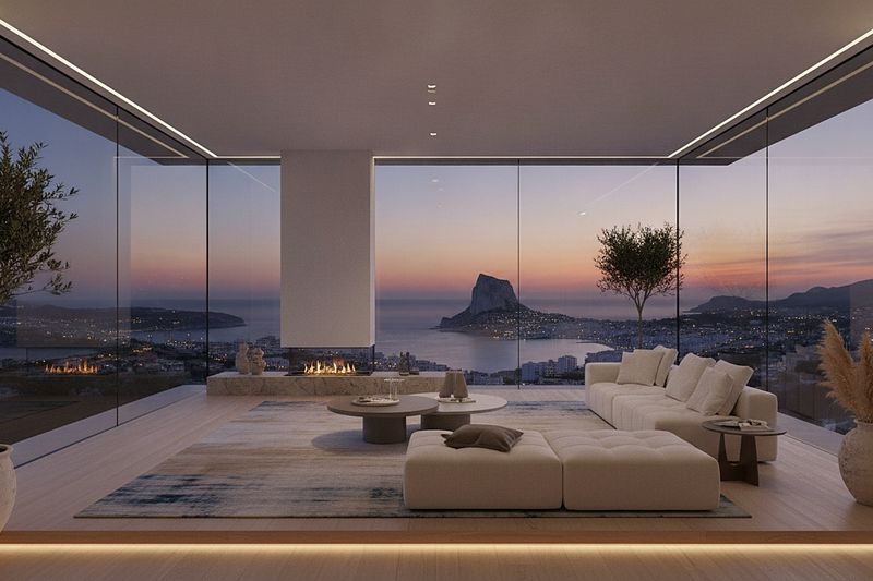 Salón de una villa en Maryvilla (imagen ilustrativa)