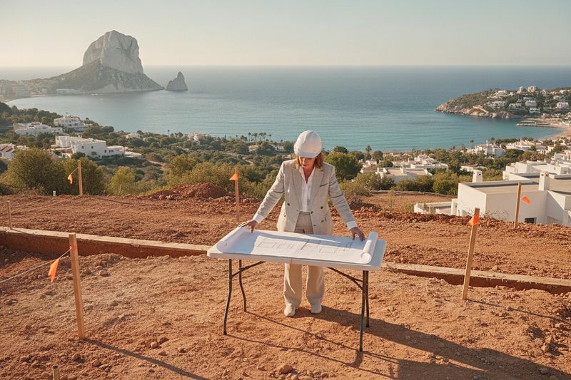 Parcela con proyecto para construir una villa (imagen ilustrativa)
